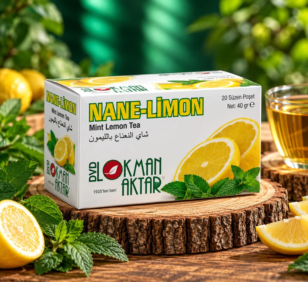 NANE LİMON ÇAYI – 20'Lİ SÜZEN POŞET